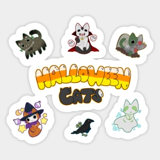 Halloween Cats Sticker